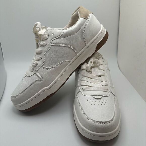 CUSHIONAIRE Women's lace up Sneaker +Comfort Foam 6.5 WIDE WHITE - Picture 7 of 7